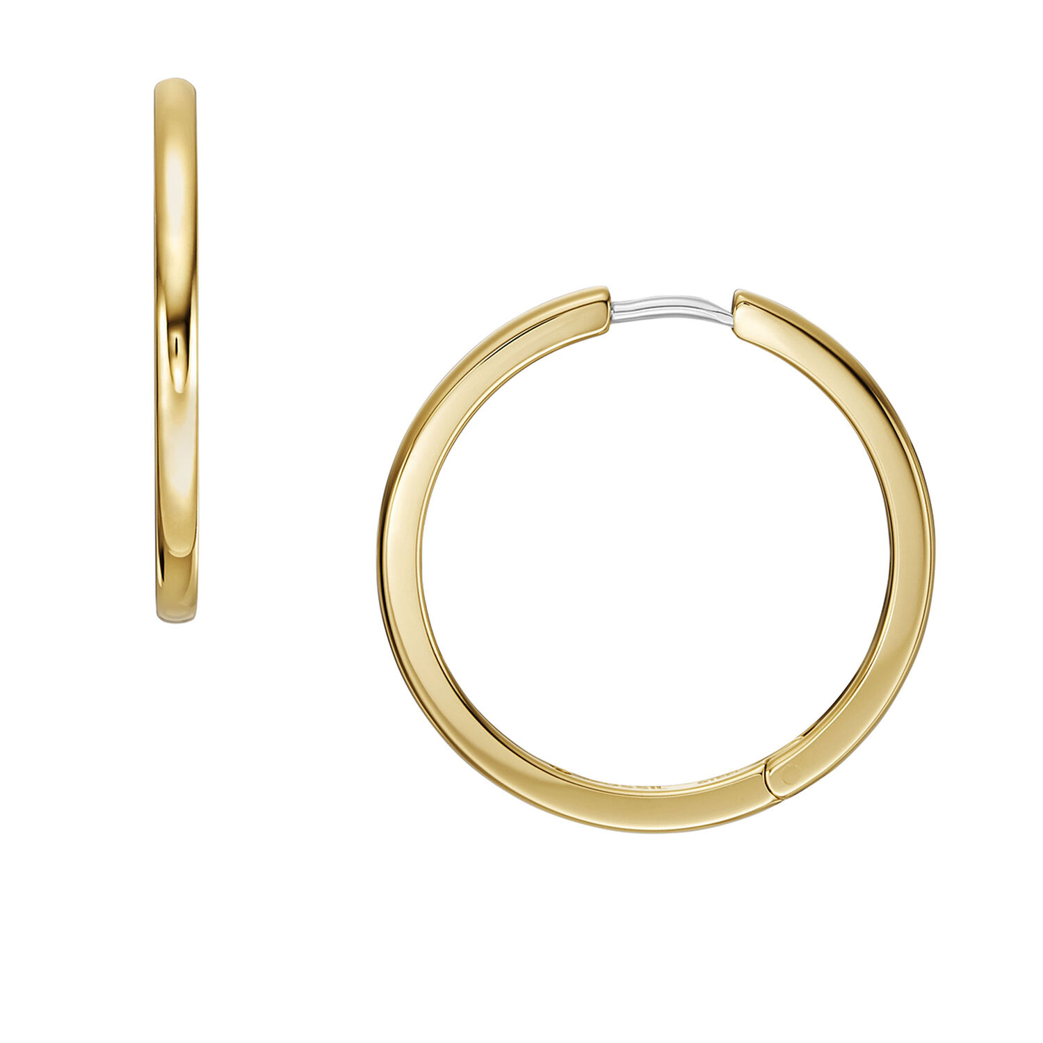 Aros Fossil Jf04638710 Dorado Mujer image number 2.0