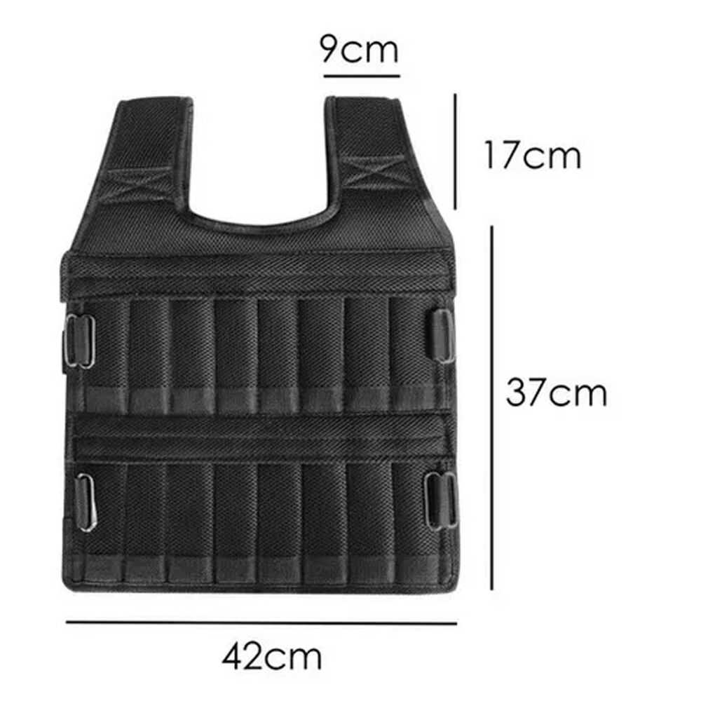 Chaleco De Peso 10 Kg Lastre Ajustable Pro Entrenamiento image number 1.0