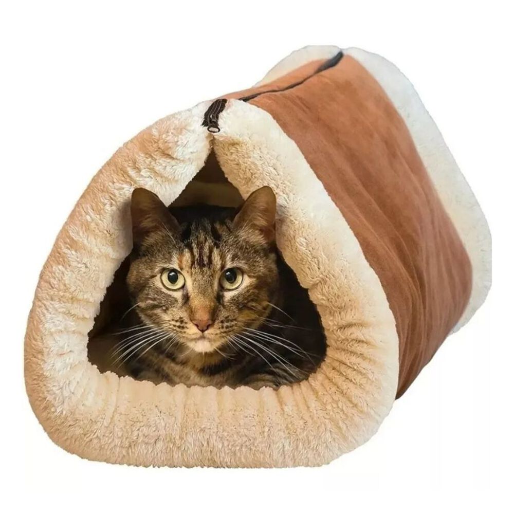 Cama Tunel Polar Para Gatos 2 En 1 Mascotas Lavable Termica image number 0.0