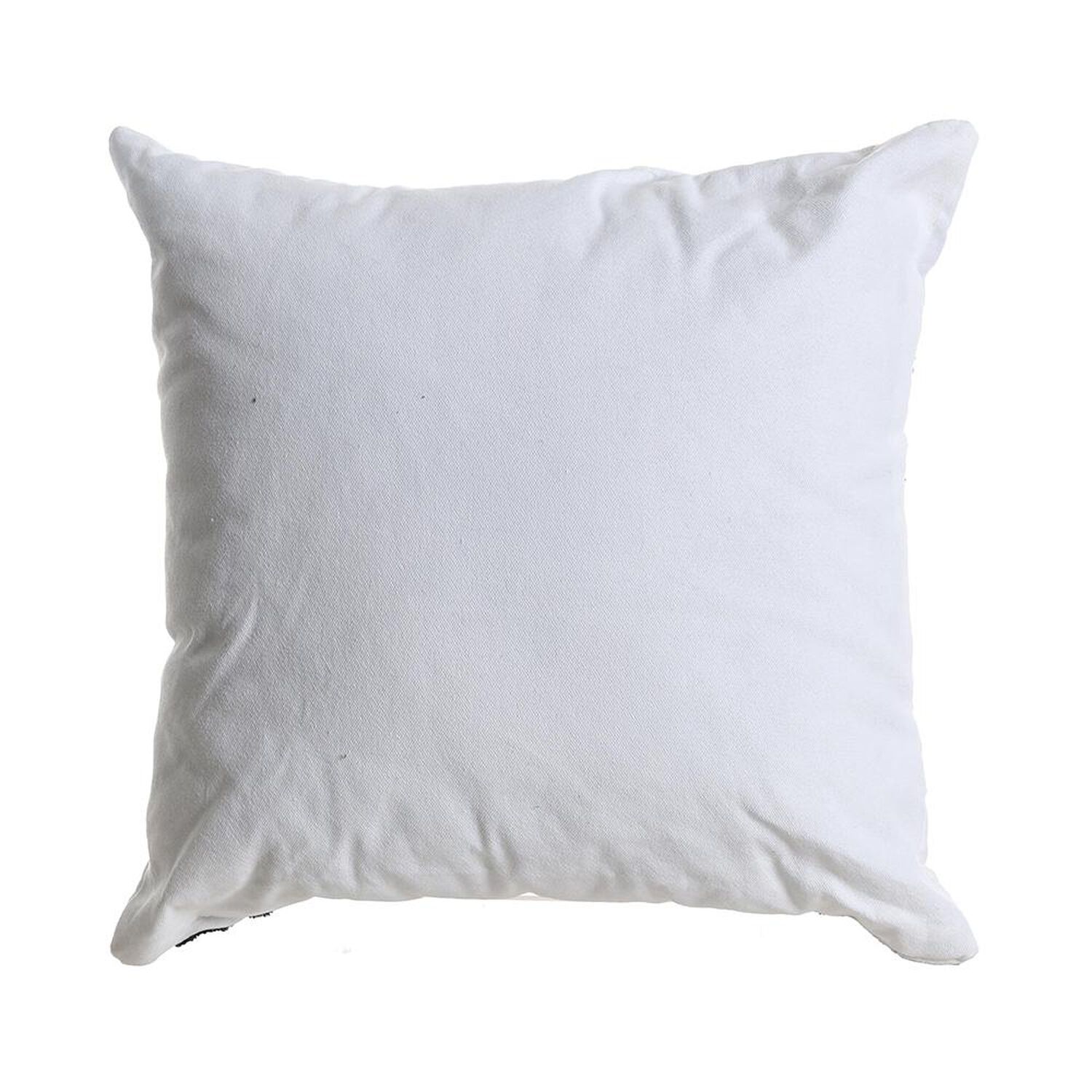 Cojin Blanco Con Dise&ntilde;o Negro Az Home / 40x40 Cm image number 2.0