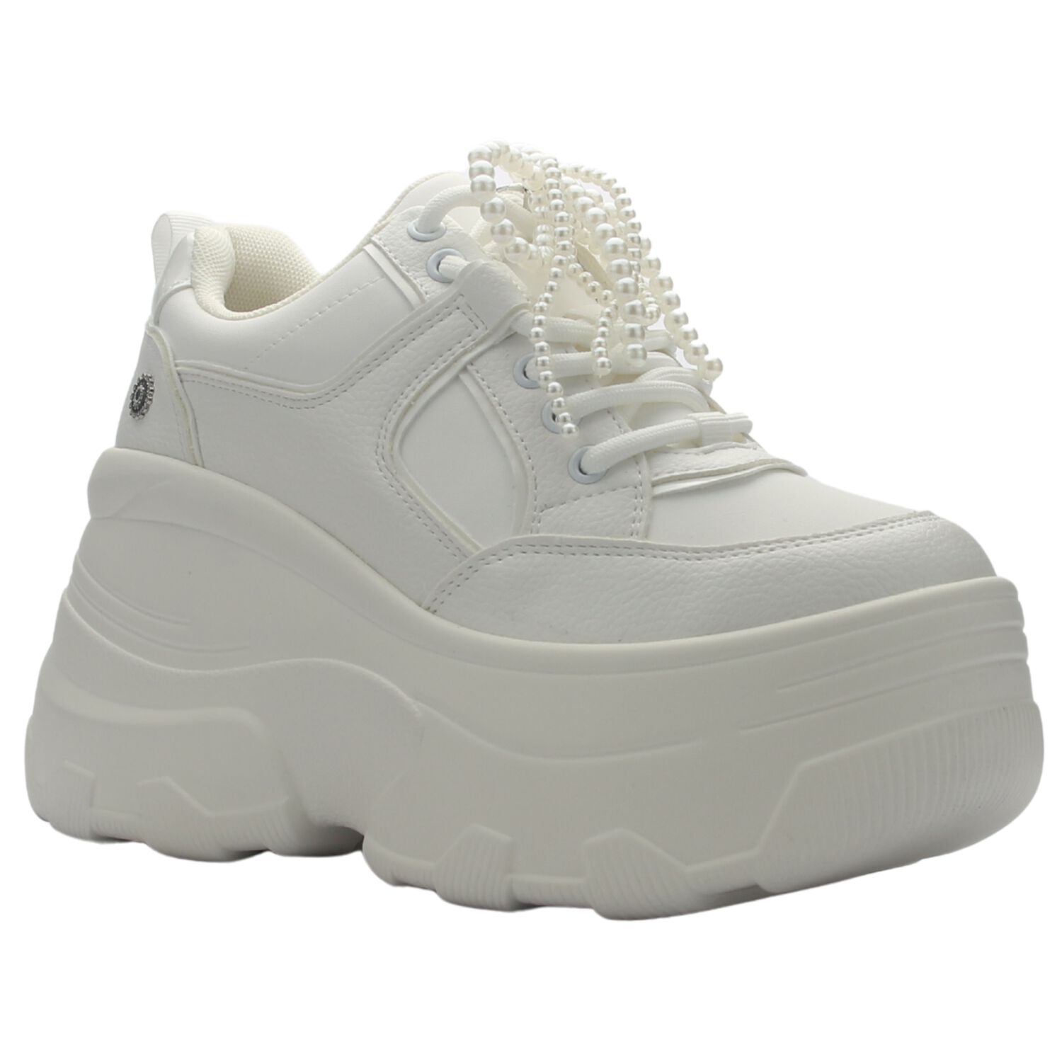Zapatilla De Mujer De Color Blanco Urbano Chalada Nake-3 image number 2.0