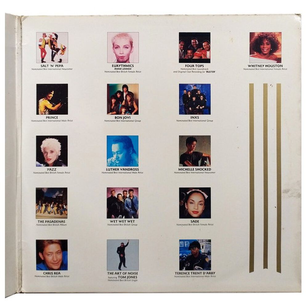 The Awards 1989 - The Definitive Album The Brits Awards 1989 (2lp) | Vinilo Usado image number 2.0