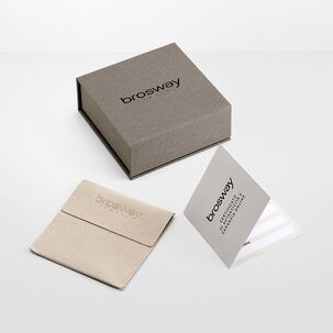 Aro Solitario Brosway Plateado Hombre Bul64