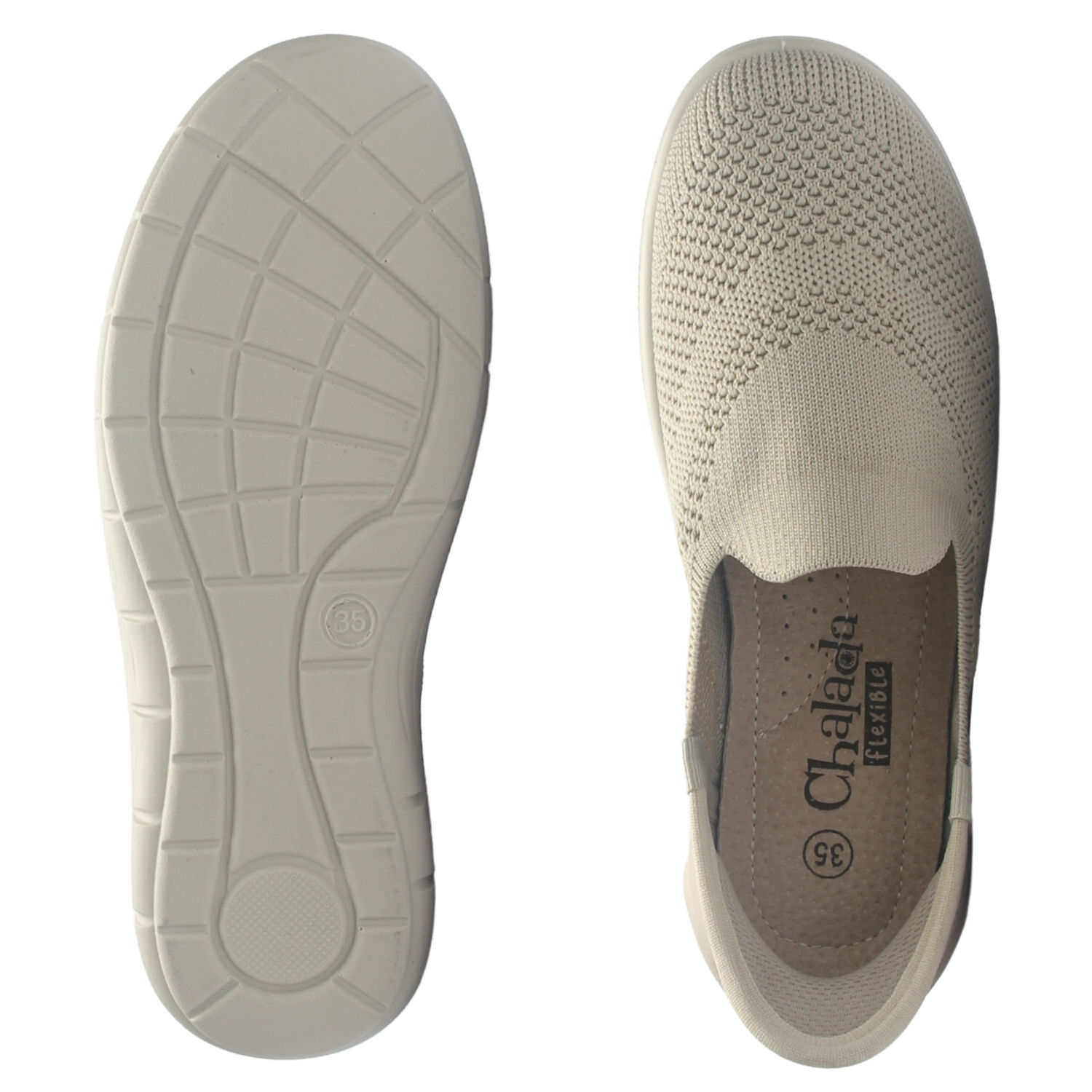 Zapatilla Mujer Chalada Momi-1 Beige Urbano image number 6.0