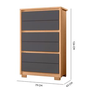 C&oacute;moda Vekkahome Unno / 6 Cajones