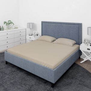 Juego De S&aacute;banas Nautica 4 Piezas Microfibra King Beige