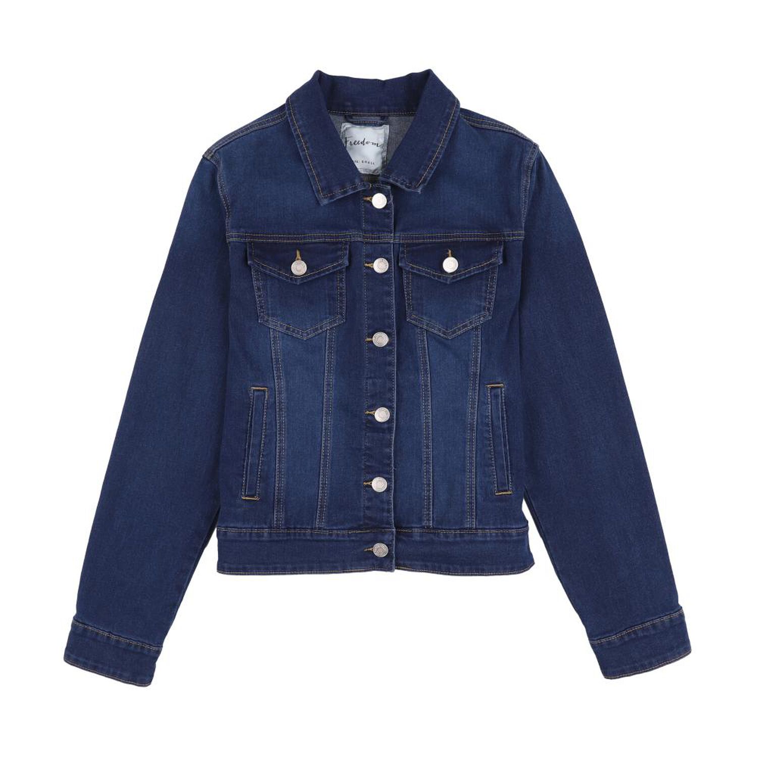 Chaqueta Denim Regular Mujer Freedom image number 0.0