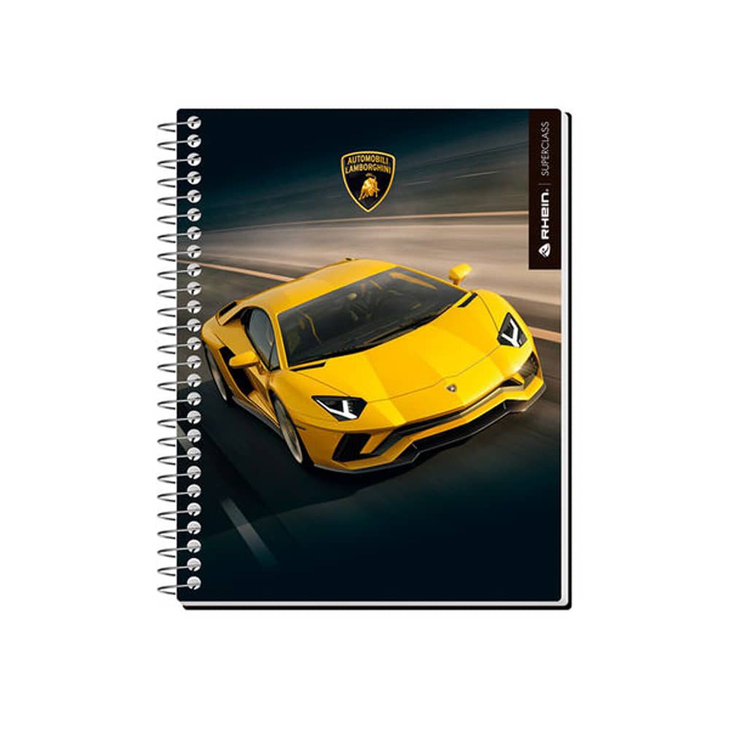 Pack 5 Cuadernos Lamborghini Rhein Carta 120 Hojas Tapa Dura image number 0.0