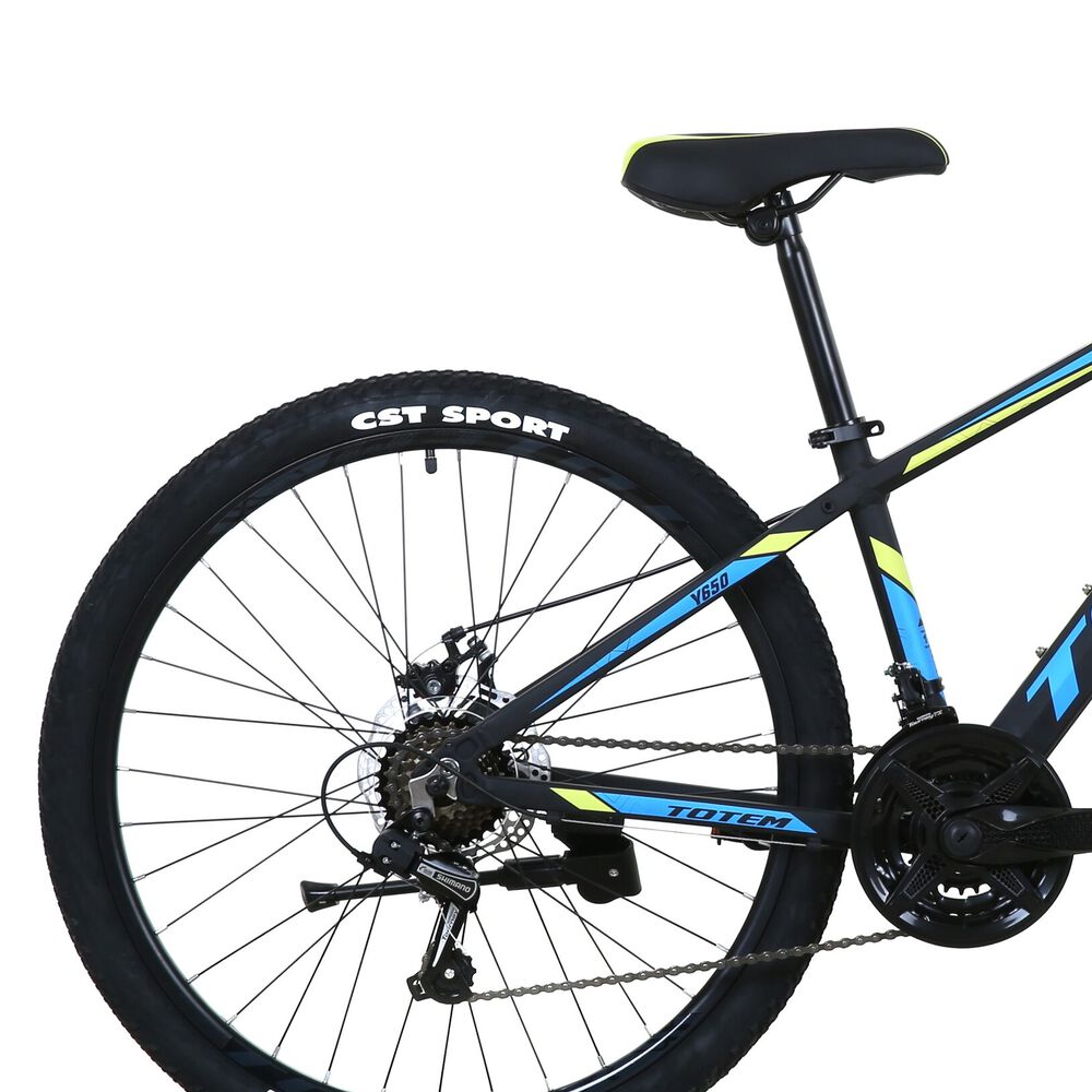 Bicicleta Totem Mtb Aro 26 Modelo Y650 Negro Azul image number 2.0