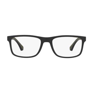 Lentes &Oacute;pticos Negro Mate Emporio Armani