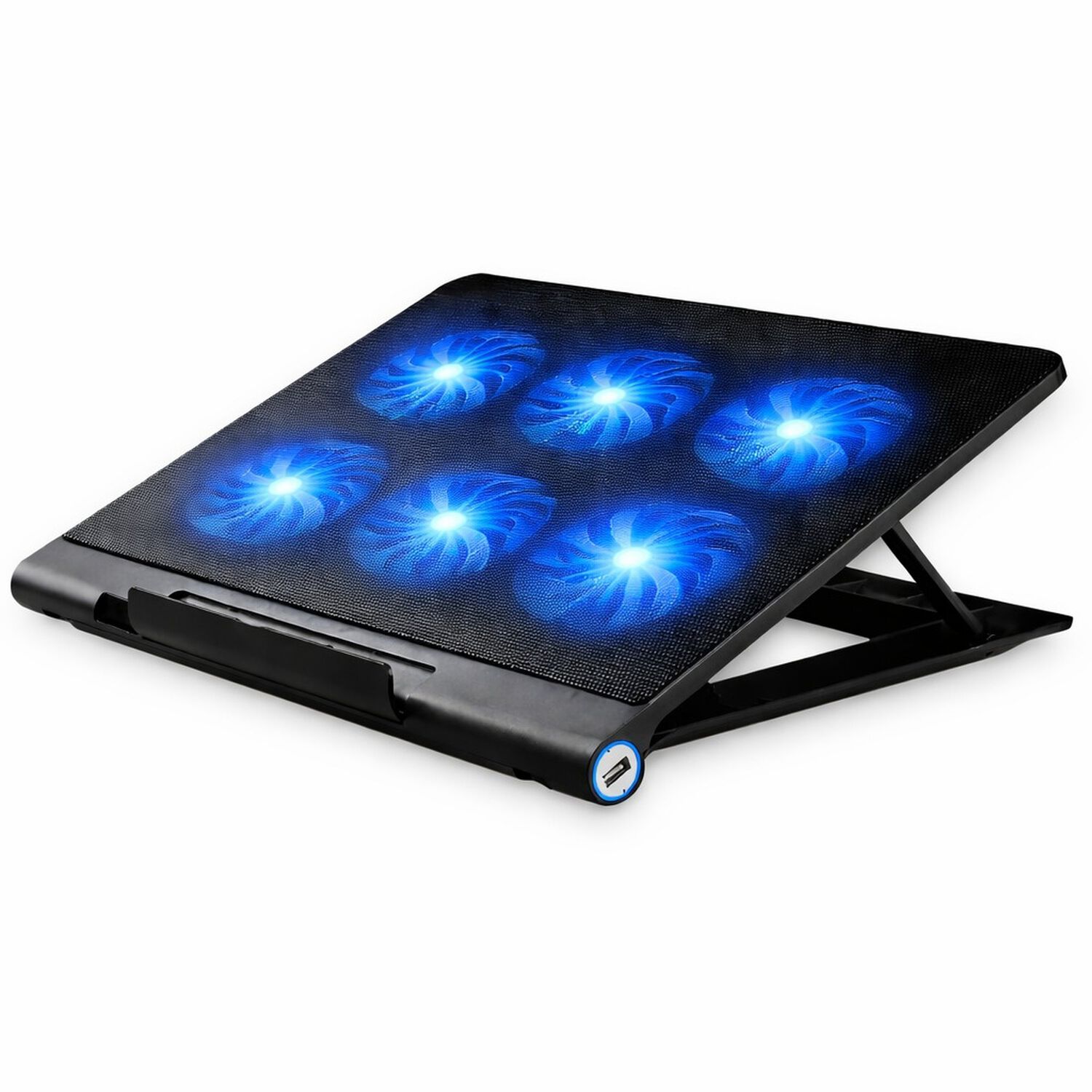 Ventilador Para Notebooks Gamer Six Fan Led 1800 Rpm 17" Max image number 0.0