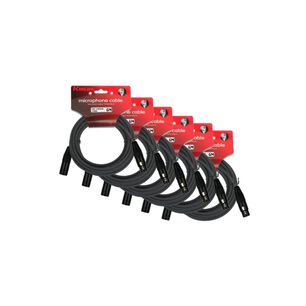 Pack6cable Microfono Serie C Xlr6mkirlin Mpc6-470pb-6