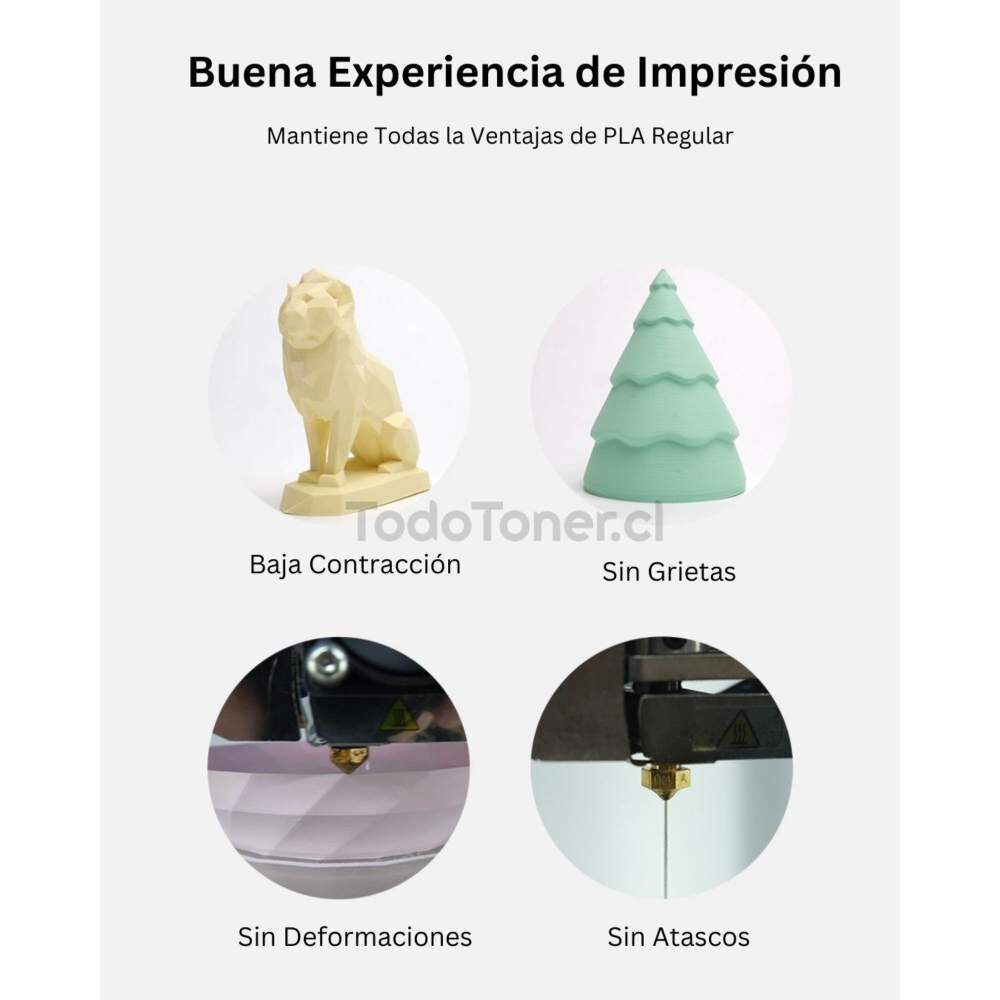 Filamento Pla Mate Amarillo Almendra 1kg Esun image number 3.0