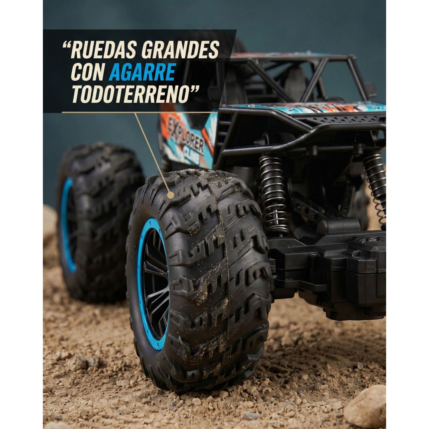 Auto Camioneta 4x4 Rally Control Remoto Todo Terreno Juguete image number 10.0