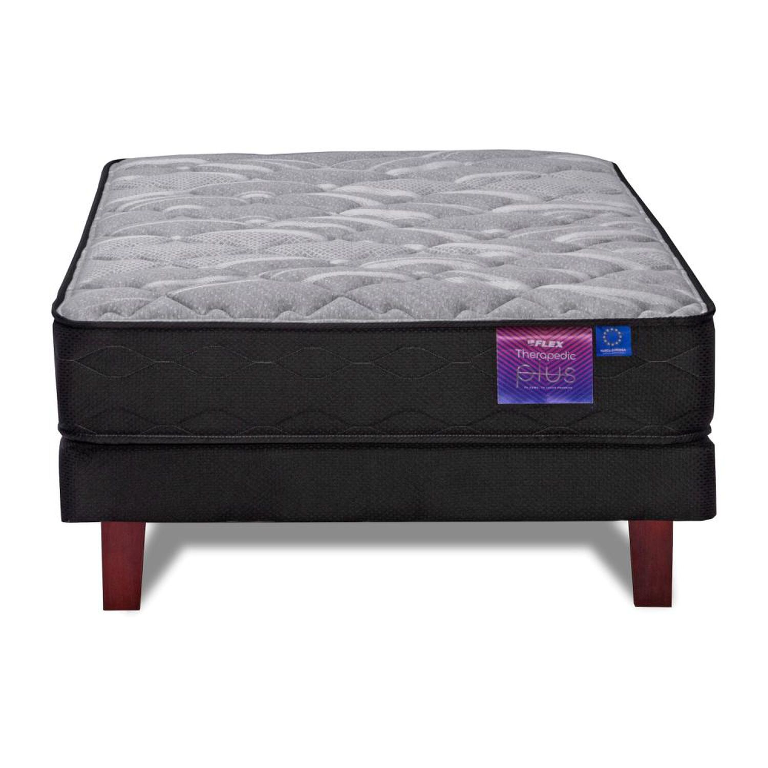 Cama Europea Flex Therapedic Plus / 1 Plaza / Base Normal image number 1.0