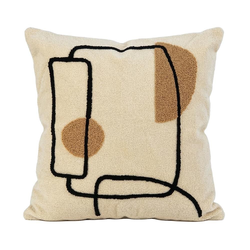 Cojin Bordado Beige Az Home / 45x45 Cm image number 0.0