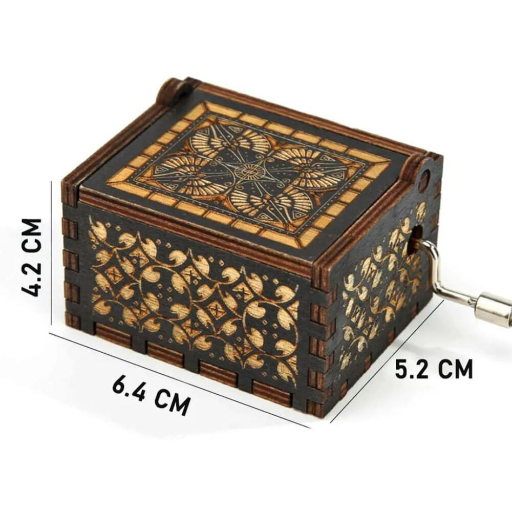 Caja Musical Coldplay Clocks De Madera image number 5.0