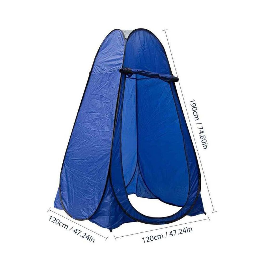 Carpa Caseta Baño Vestidor Portatil Camping Azul image number 2.0