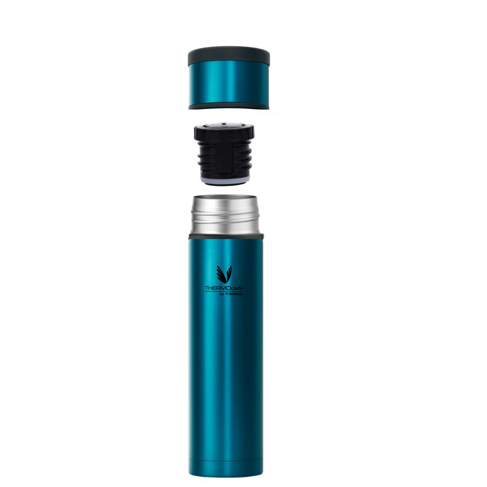 Termo Premium De Acero Inoxidable 1l Azul Metalizado 12h/24h image number 2.0