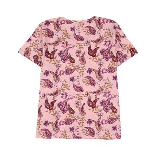 Polera Full Print Manga Corta Cuello Redondo Mujer Geeps