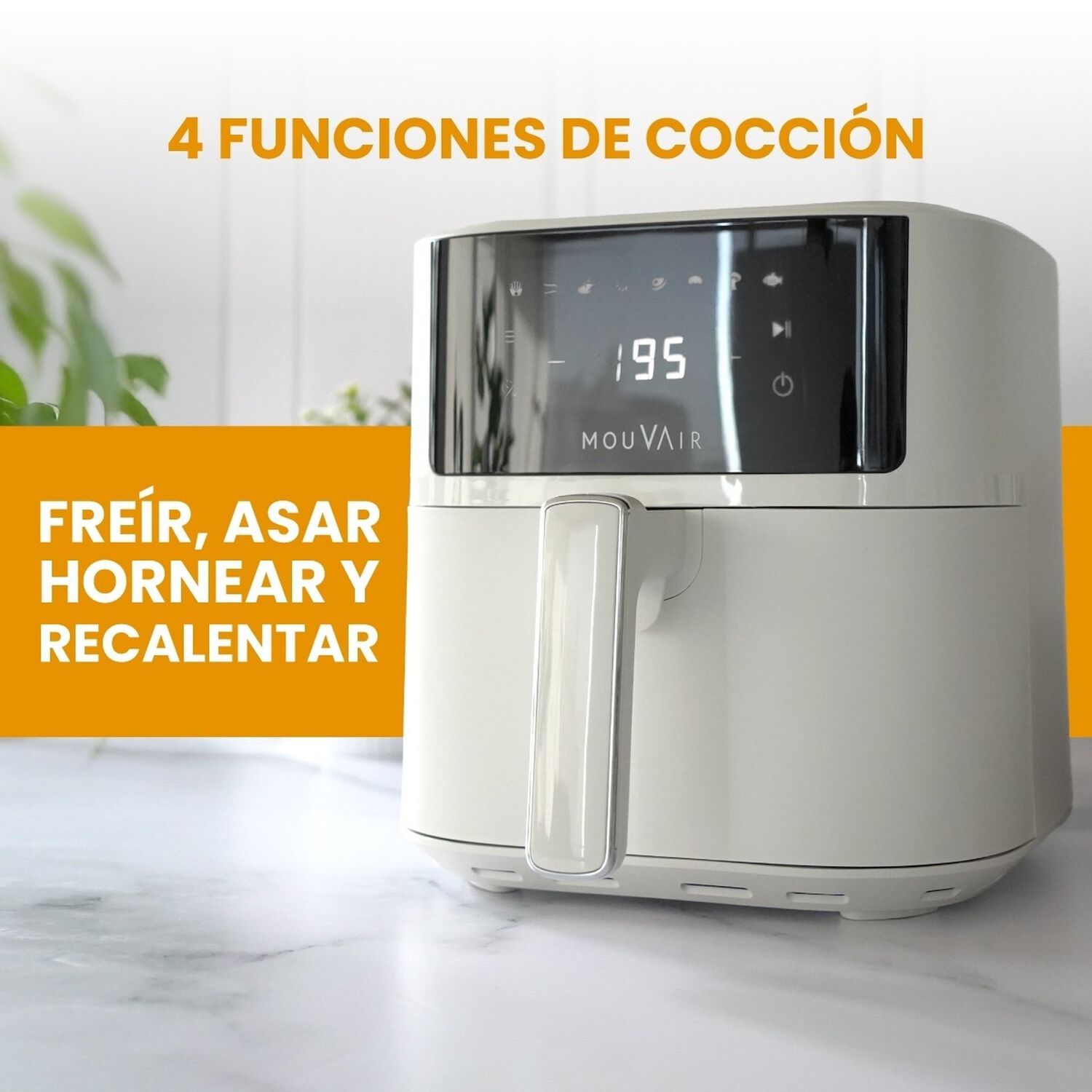 Freidora De Aire 6 L Mouvair Fry image number 3.0