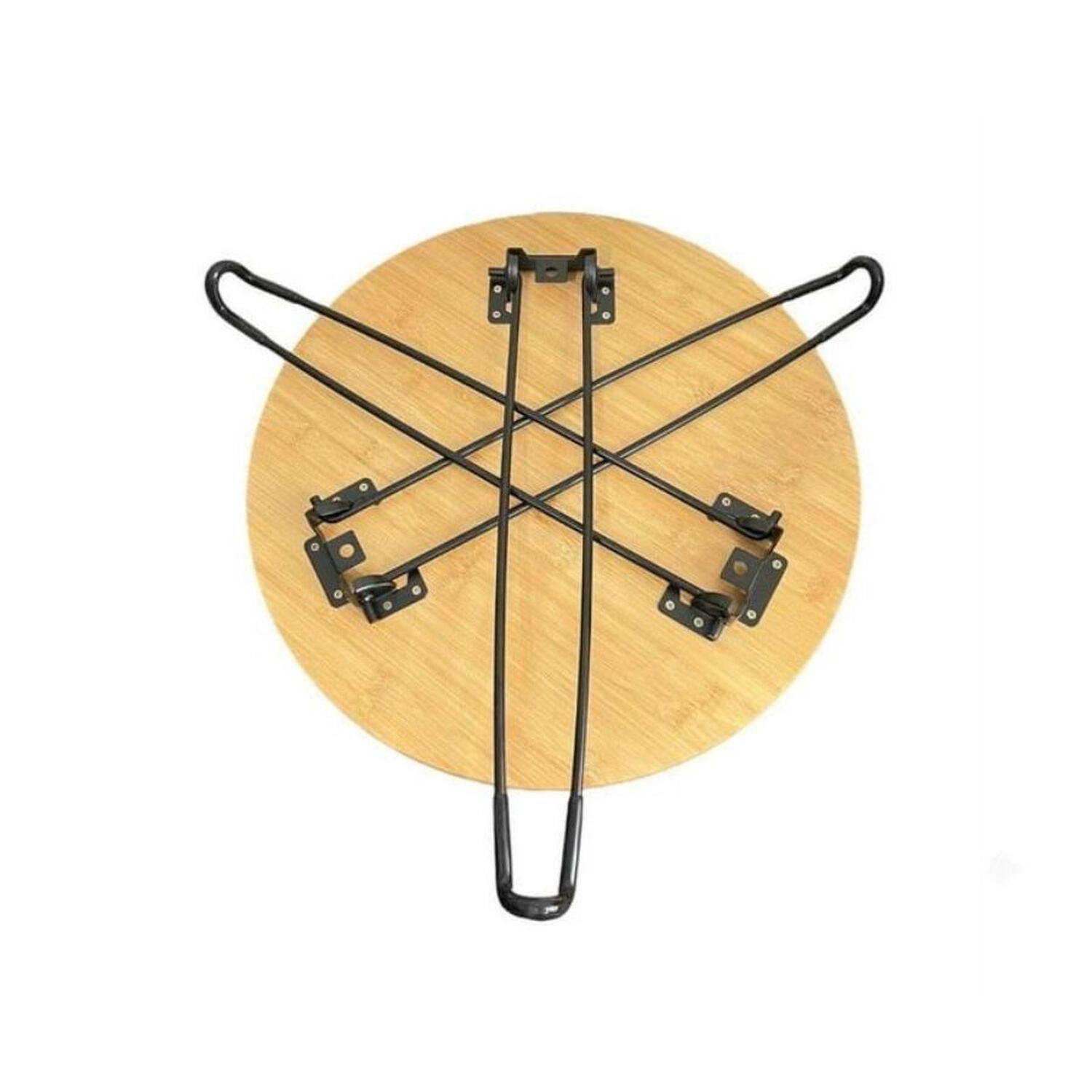 Mesa Auxiliar Plegable Bamboo Redonda Living Terraza image number 3.0