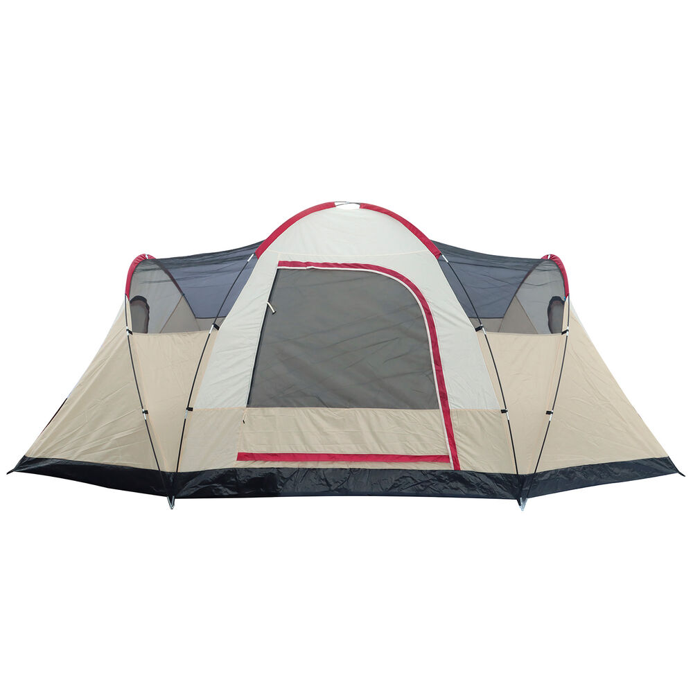 Carpa 6 Personas Camping Outdoor Beige image number 2.0