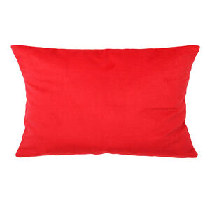 Cojin Felpa New Velvet 30x60 Rojo