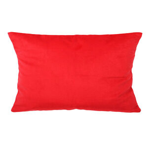 Cojin Felpa New Velvet 30x60 Rojo