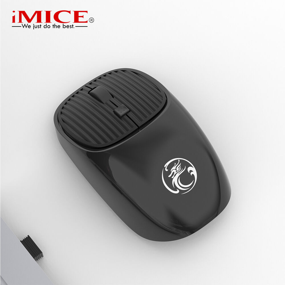 Mouse Óptico Imice G4 Wireless Inalámbrico 1600 Dpi Negro image number 1.0