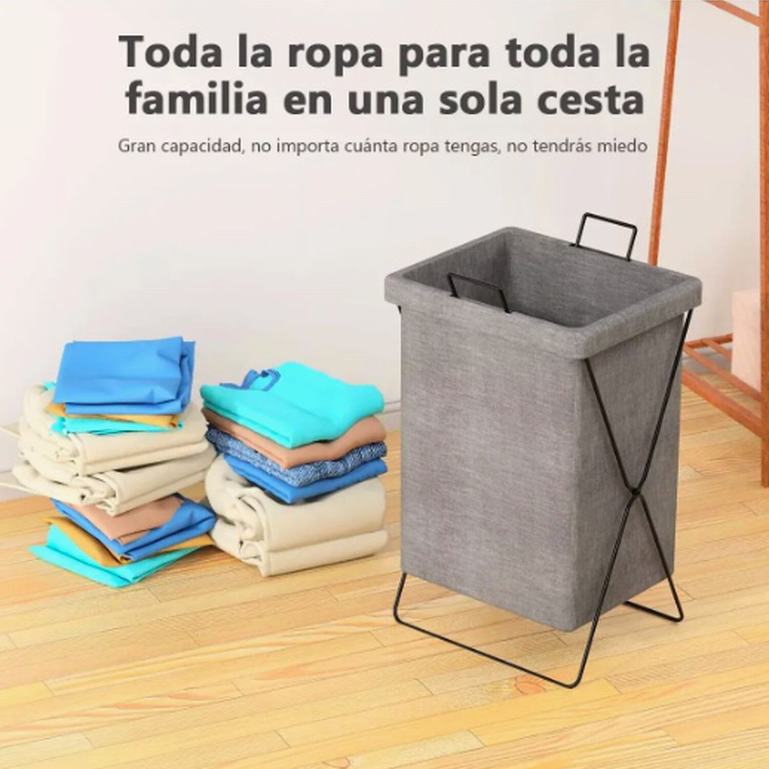 Cesto Ropa Sucia Plegable image number 5.0
