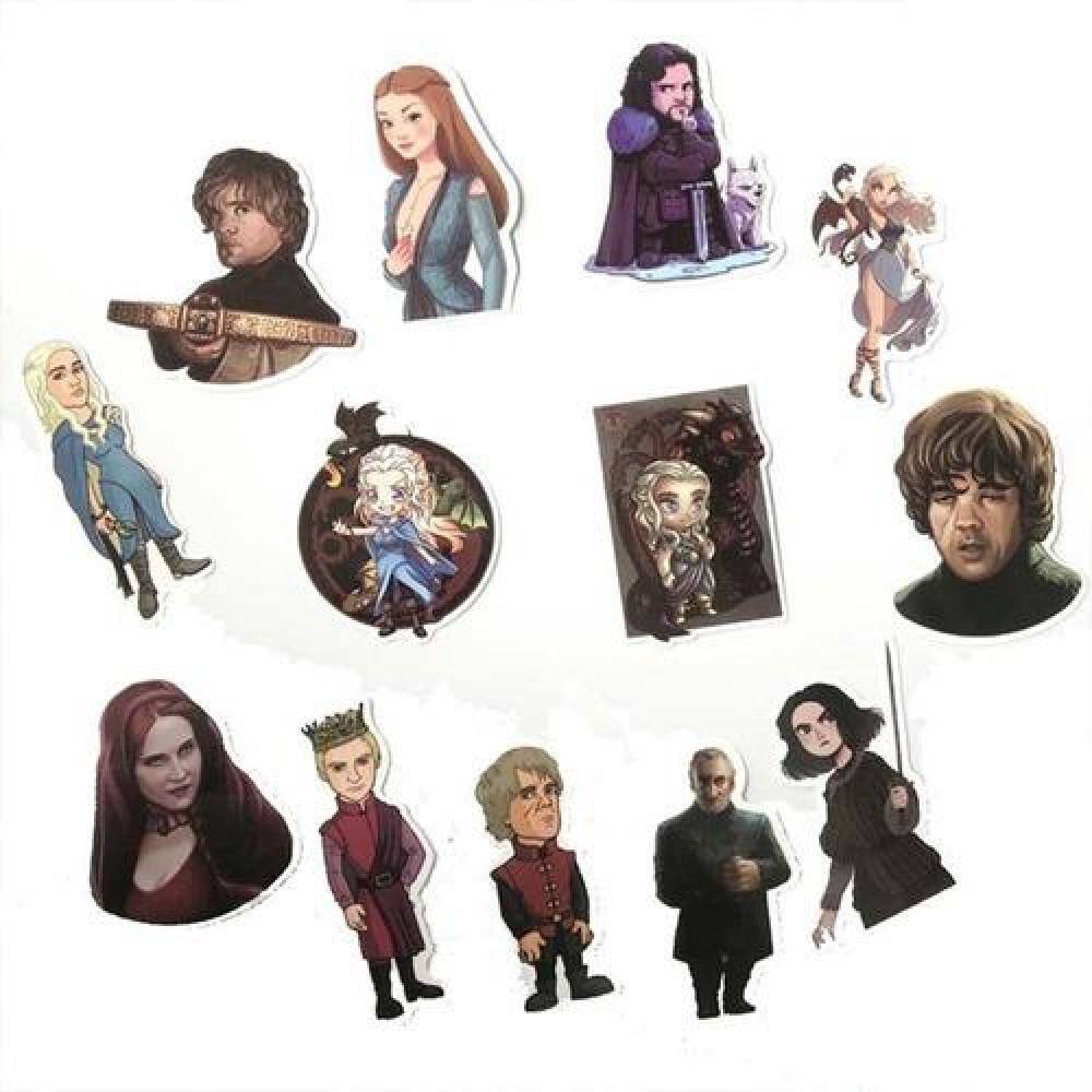 Pack 60 Sticker Game Of Thrones Casas Siguil Impermeable image number 2.0