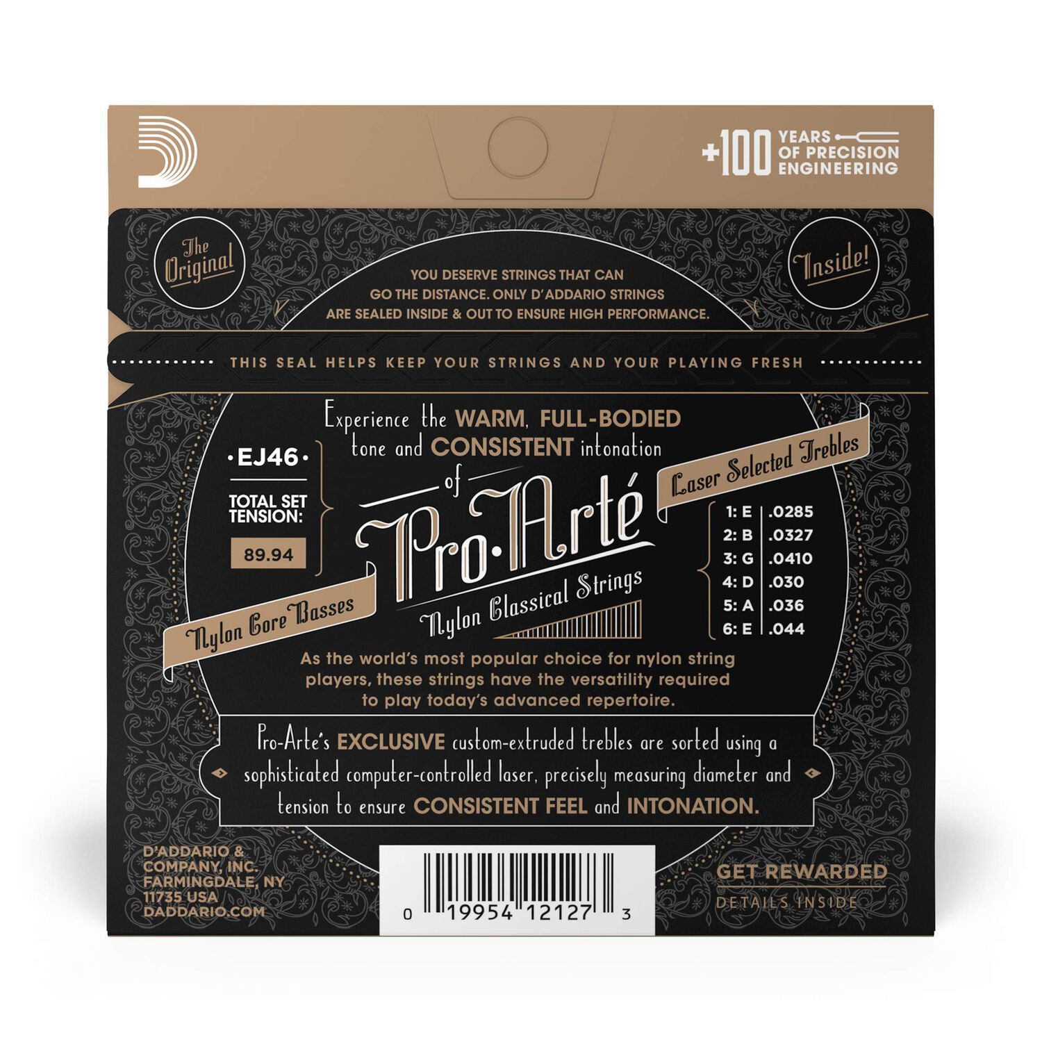 Set Cuerdas Nylon Pro-art&eacute; Ej46 Daddario image number 2.0
