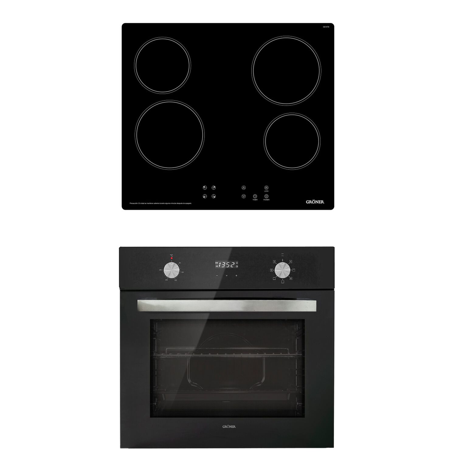 Kit Horno Encimera Black Digital 4q image number 0.0
