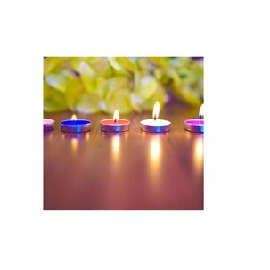 Set 50 Velas Decorativas Moradas