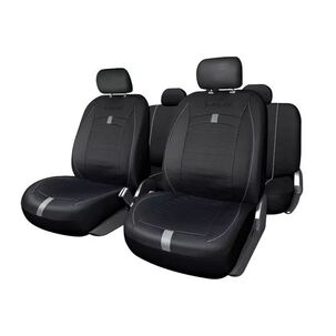 Fundas Cubreasiento Ecocuero Negro Universales