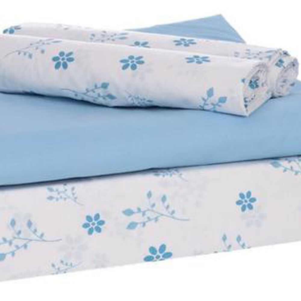 Sabana Andes Estampado 180 Hilos Flor 104 1.5 Plaza image number 1.0