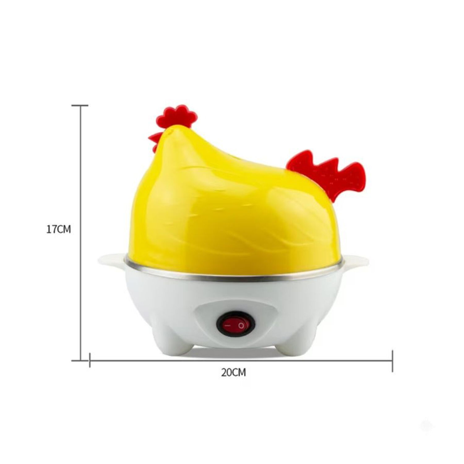 Cocedor De Huevos Electrico Gallina Hervidor 7 Huevos image number 4.0