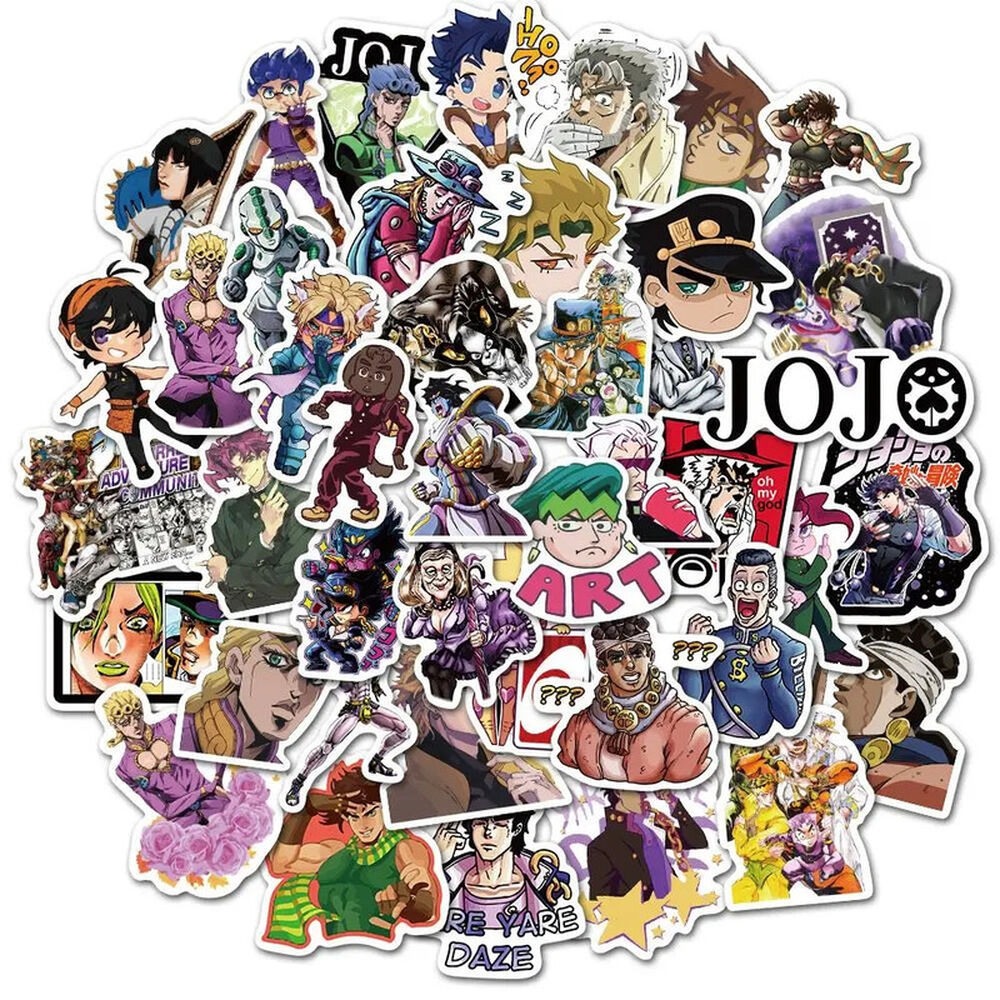 Stickers Jojo's Bizarre Adventure Pegatinas (50 Unidades) image number 0.0