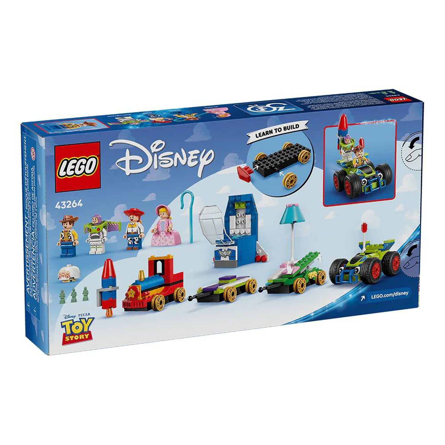 Lego Disney - Tren De Celebraci&oacute;n De Toy Story Y Auto Rc - 43264 image number 6.0