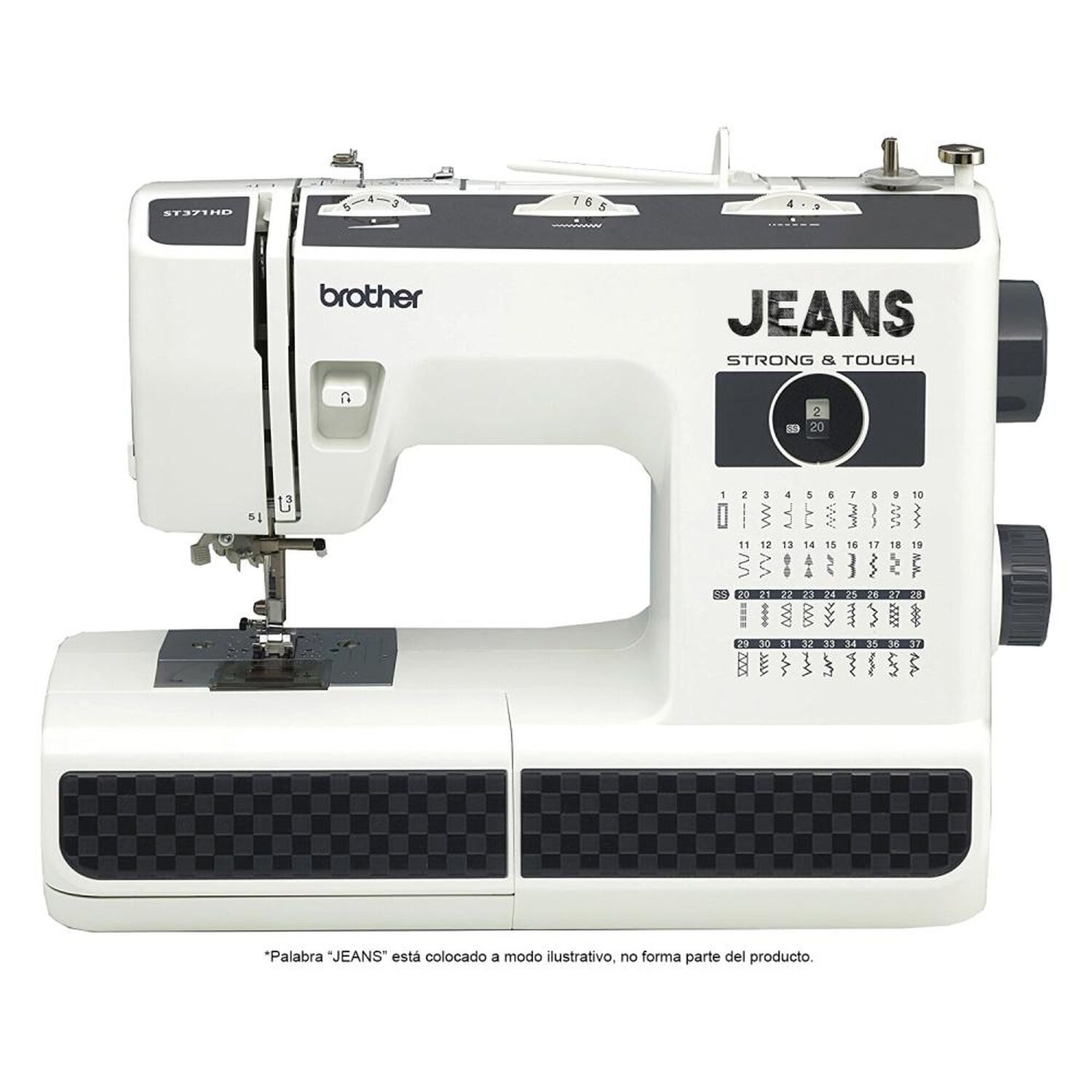 M&aacute;quina de Coser Brother Jeans ST371HD image number 1.0
