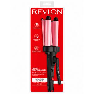Ondulador Waver Revlon 3 Barriles Jumbo Rosa Pro - Ps