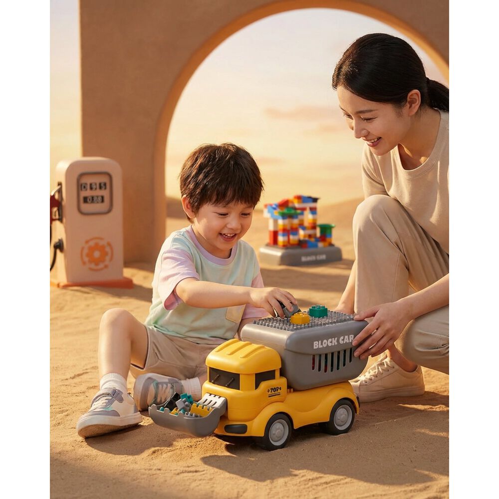 Cami&oacute;n Juguete Dinosaurio Con Bloques Did&aacute;cticos Para Ni&ntilde;os image number 13.0