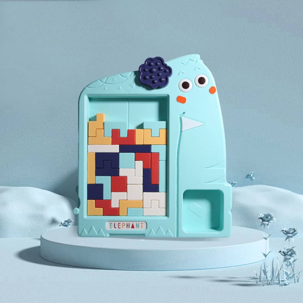 Juguete Tetris Rompecabezas Elefante Para Ni&ntilde;os image number 0.0
