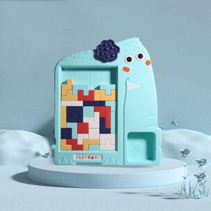 Juguete Tetris Rompecabezas Elefante Para Ni&ntilde;os