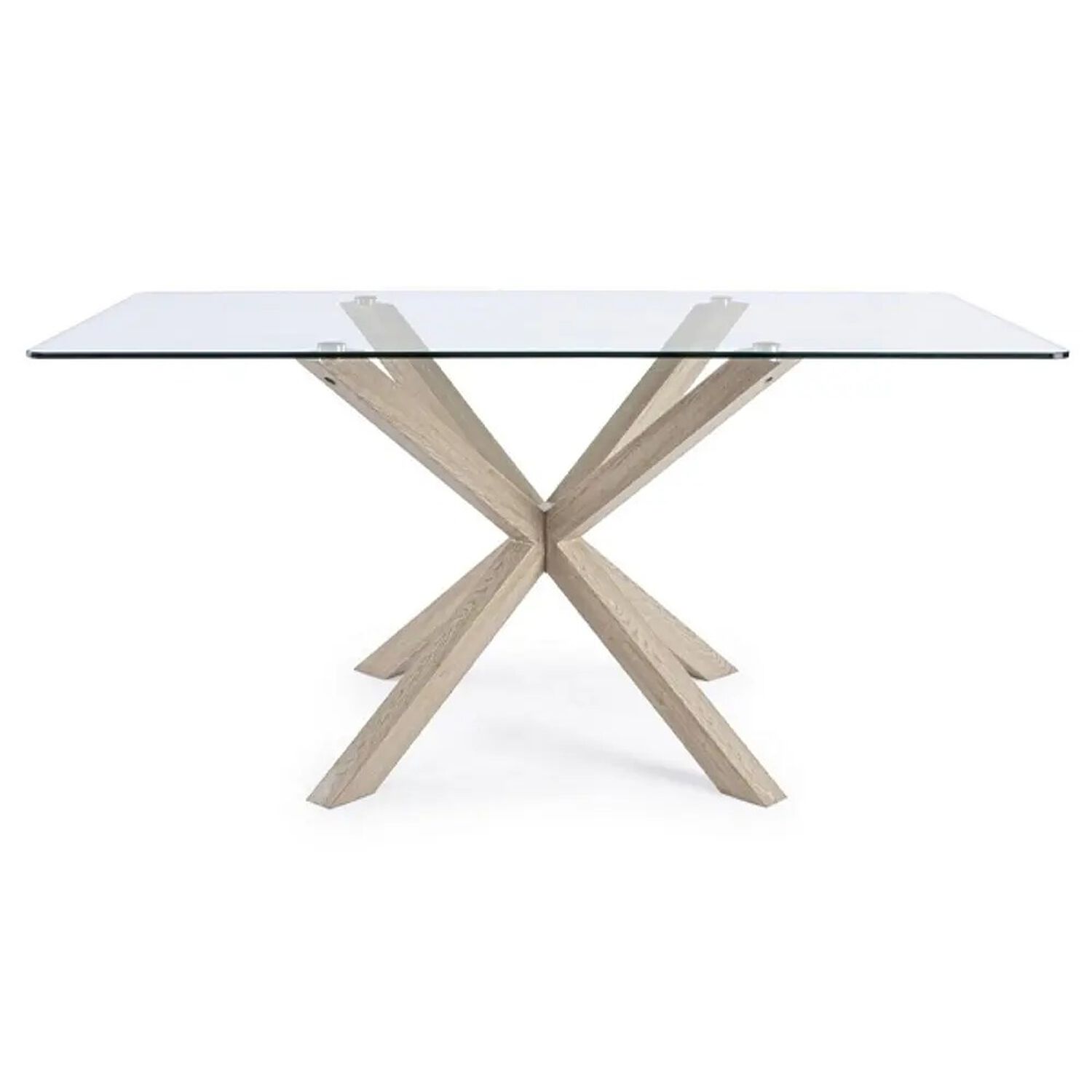 Juego De Comedor Madrid 140x80cms + 4 Sillas Eames Mariposa Ecocuero Gris image number 3.0