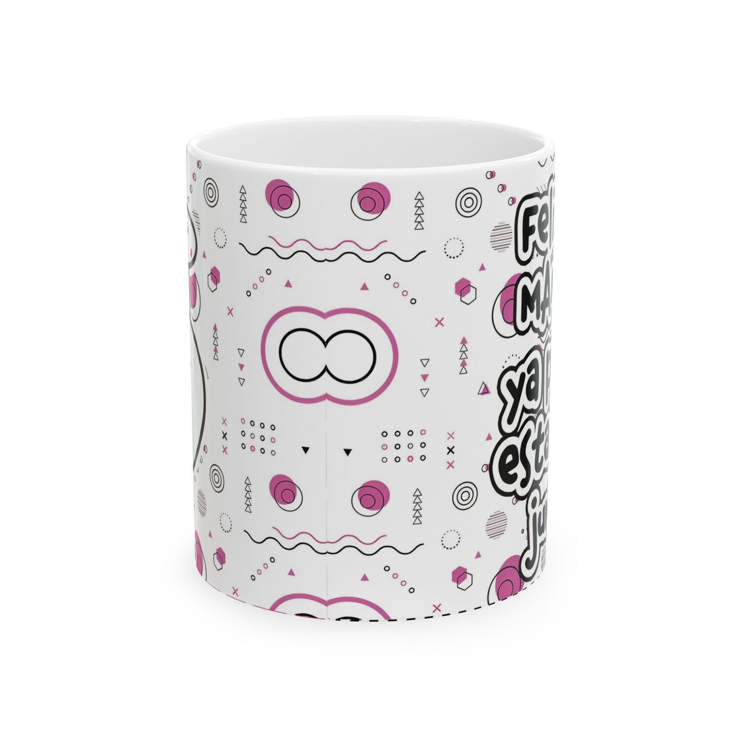 Taza Anci Studio Feliz D&iacute;a Mamita Flork 325ml Cer&aacute;mica image number 1.0