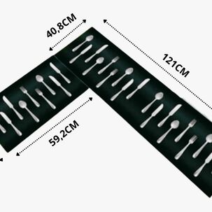 Alfombra Cocina Piso Entrada Antideslizante