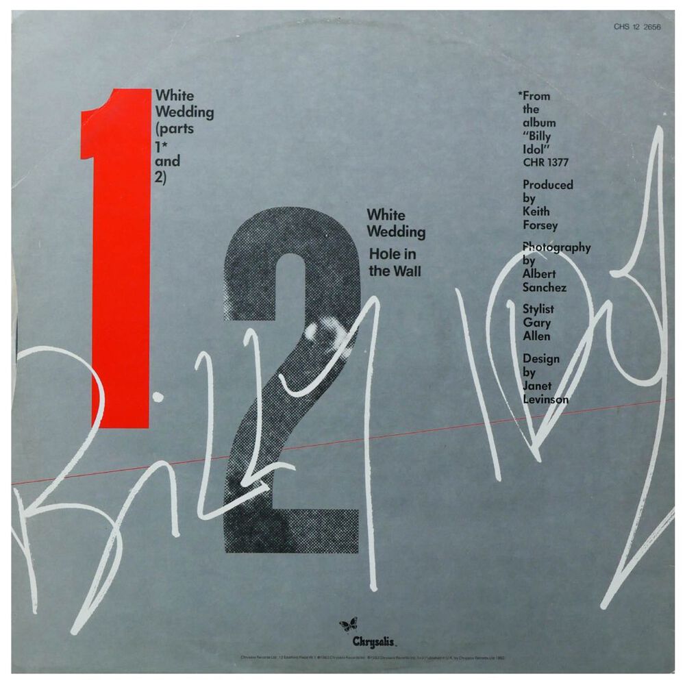 Billy Idol - White Wedding | 12" Maxi Single Usado image number 1.0