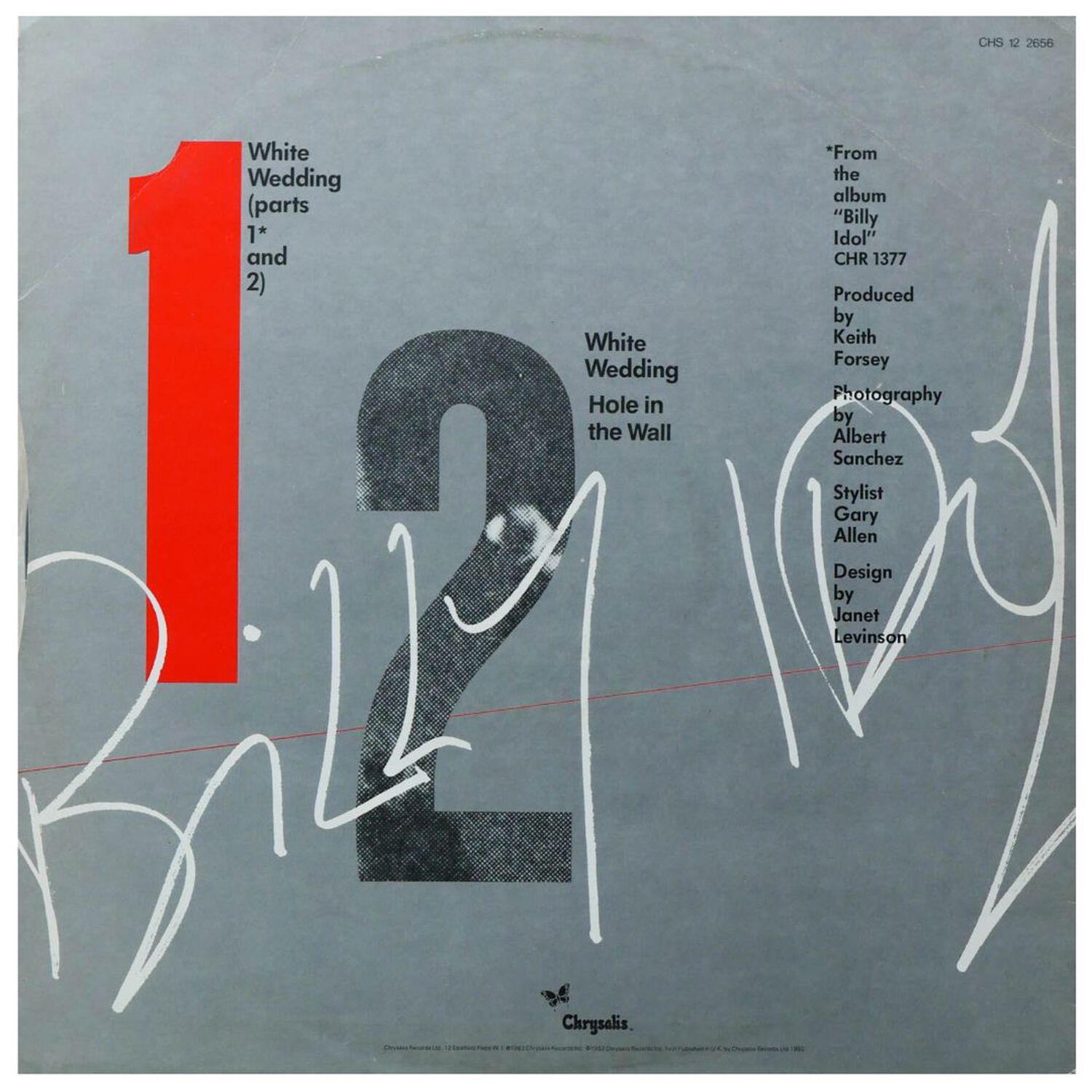 Billy Idol - White Wedding | 12" Maxi Single Usado image number 1.0